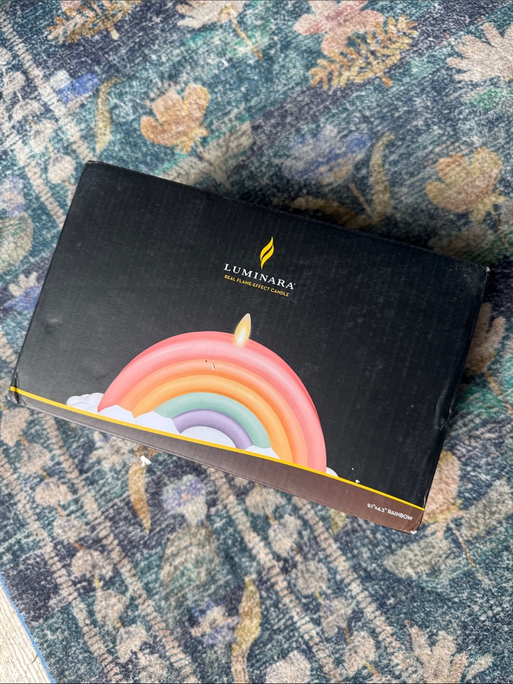 Brand New Luminara Flameless Rainbow Candle
